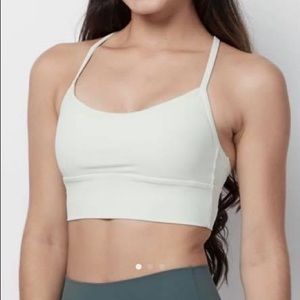 Savvi sports bra color is called key lime